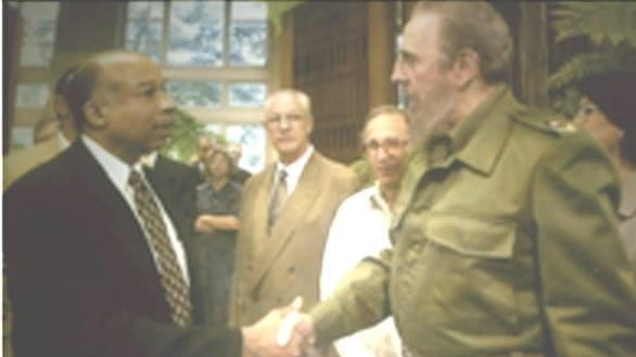Former Newsday reporter Ron Howell met Cuban President Fidel Castro...