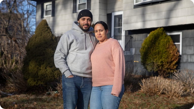 Steven Galvez and Emily Sosa bought their first home together...