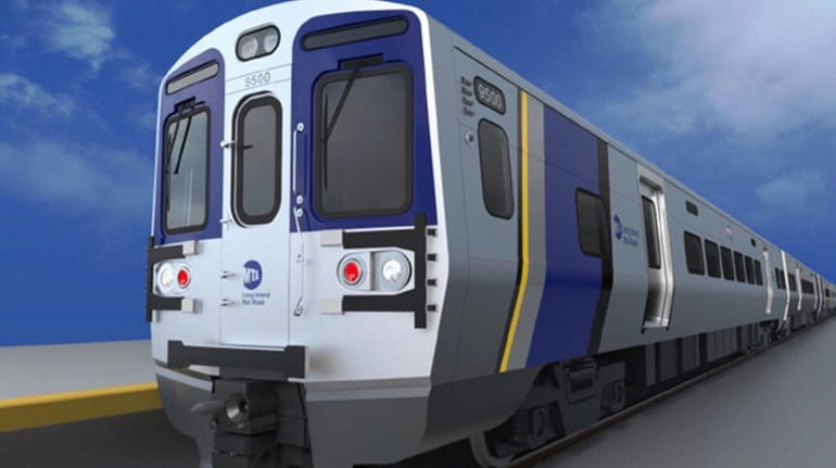 A rendering of the Long Island Rail Road's new M9...
