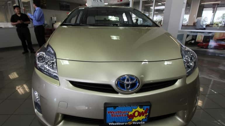 Registrations of new Toyota vehicles rose almost 43 percent on...