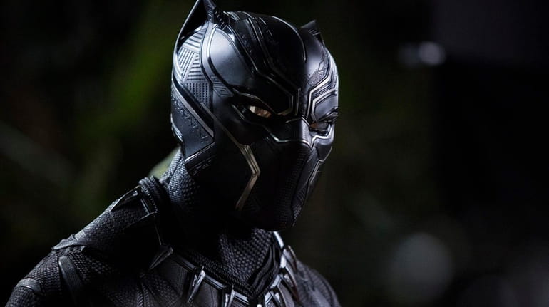 Chadwick Boseman as T'Challa  in "Black Panther."