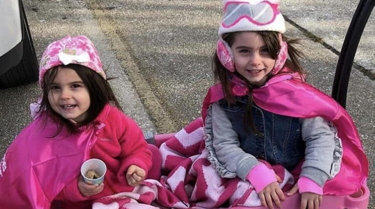 Sisters Riley Ryan, 4, and Summer Ryan, 6, from Bellmore...