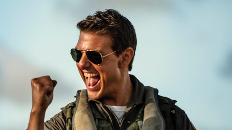 Tom Cruise as Capt. Pete "Maverick" Mitchell in "Top Gun:...