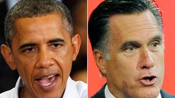 President Barack Obama and Republican presidential candidate Mitt Romney.