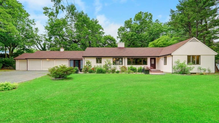 Priced at $1.336 million, this three-bedroom ranch on Mary Lane...