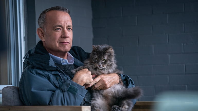 Tom Hanks acts grumpy but deep down is a pussycat in...