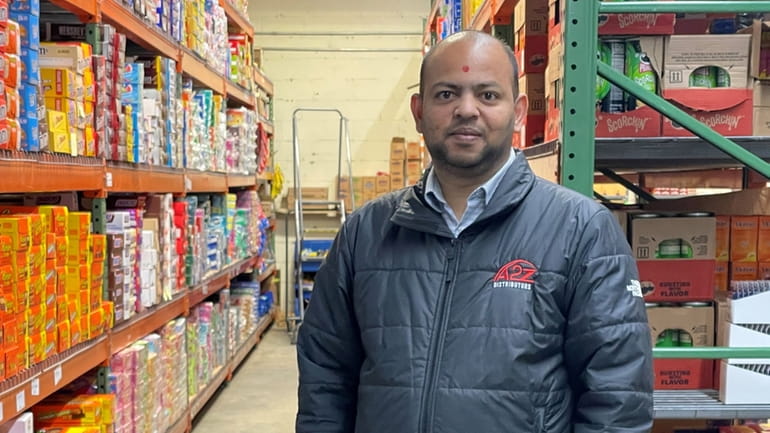 Swetang Patel, owner of A2Z Distributors in Plainview, a full-service distributor...