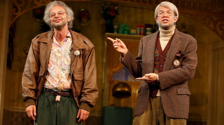 In Alex Timbers' "Oh, Hello on Broadway," oddball comedy duo...