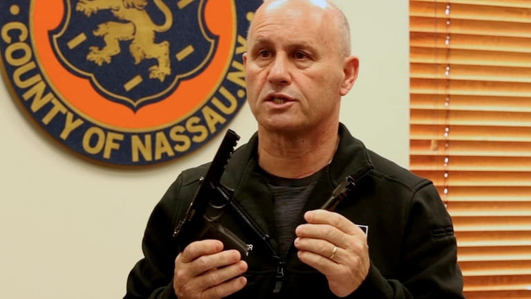 Nassau County Police Commissioner Patrick Ryder said his department seized...