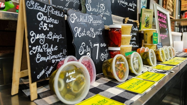 Specialty pickled items available at The Pickle People in West...