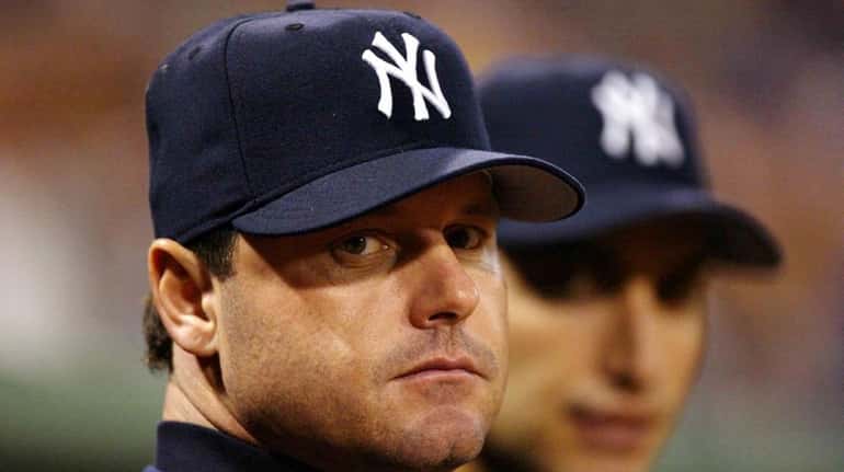 Roger Clemens of the New York Yankees before the start...