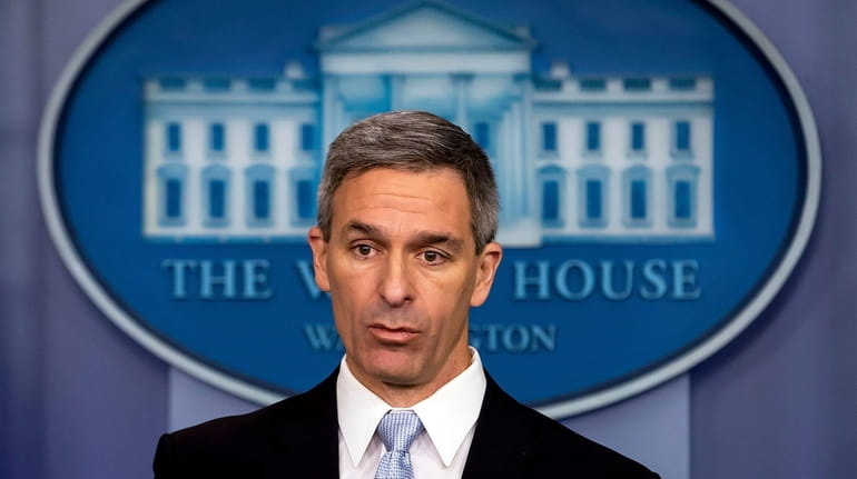 Ken Cuccinelli, acting director of U.S. Citizenship and Immigration Services,...
