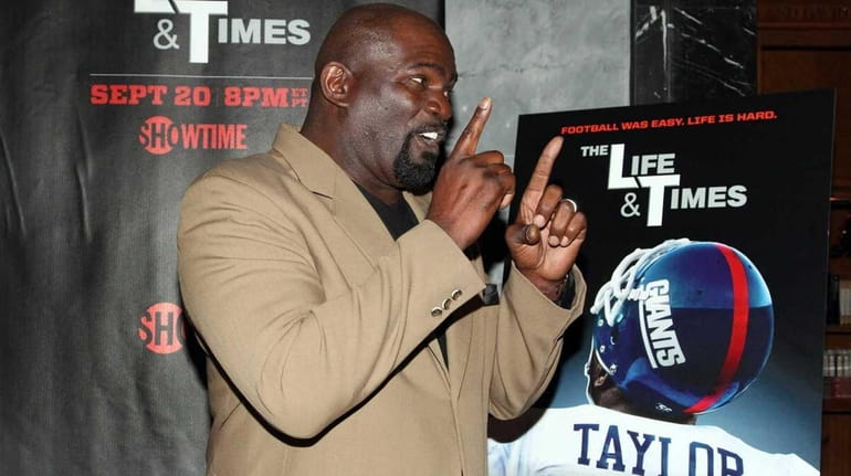 Lawrence Taylor at the premiere of the Showtime documentary "LT:...