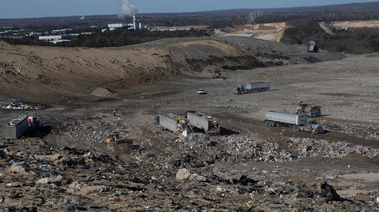 The sprawling Brookhaven landfill is scheduled to close at the...
