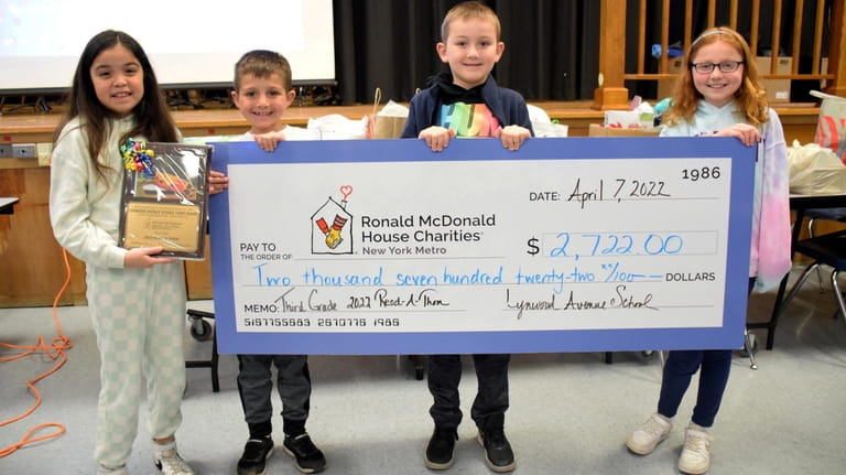 In Farmingville, third-graders at Lynwood Avenue Elementary School participated in...