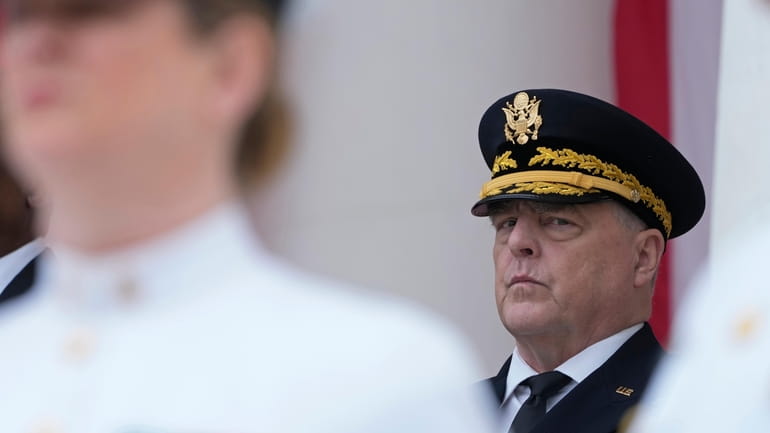 Chairman of the Joint Chiefs of Staff Gen. Mark Milley...