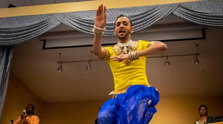 International Dancer Zaman performing in March at the renovated Indian...