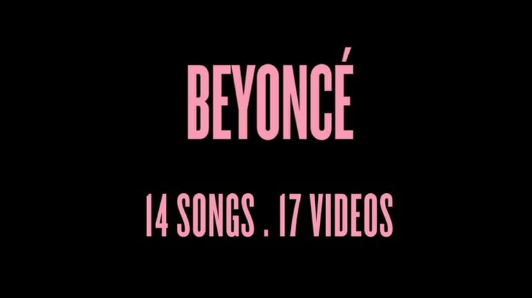 An image from Beyonce.com announcing the surprise release of her...