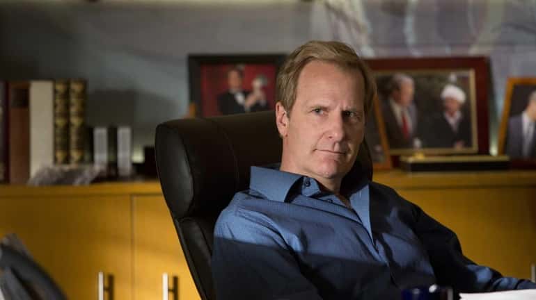 Jeff Daniels as Will McAvoy in the news drama series...