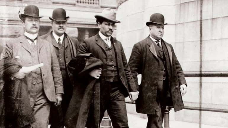 Joseph Petrosino, far right, a detective dubbed "The Italian Sherlock...