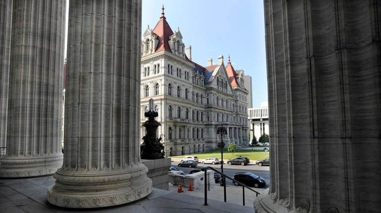 New state laws passed in Albany, New York's capital, go...