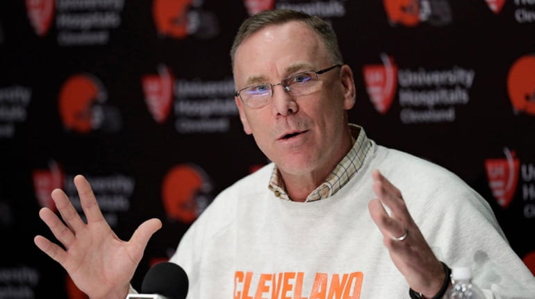 Browns general manager John Dorsey answers questions about the draft...