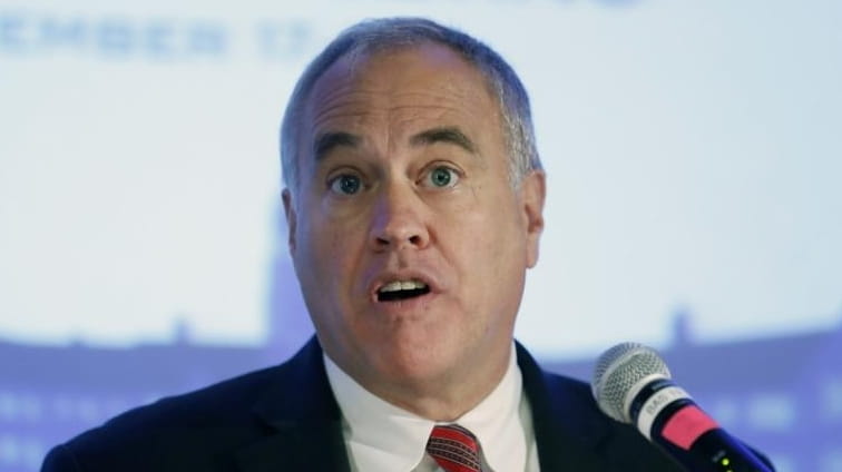 New York State Comptroller Thomas DiNapoli is seen in this...