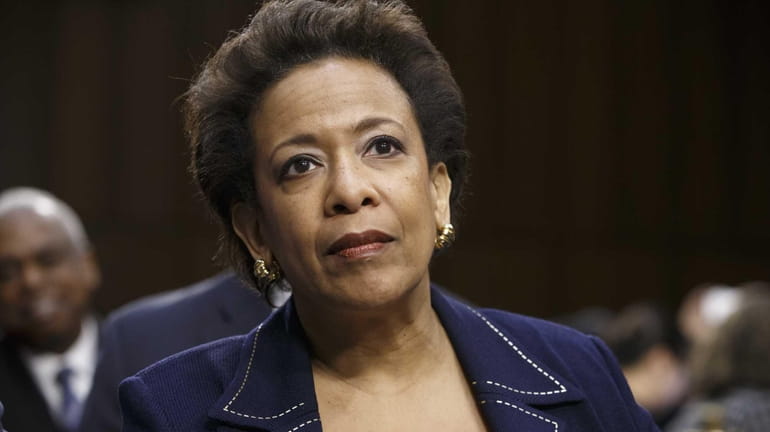 Attorney general nominee Loretta Lynch appears on Capitol Hill in...