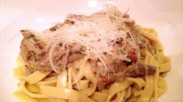 Tagliatelle with duck ragout is served at Mirabelle in Stony...