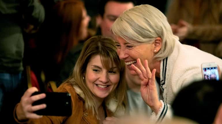 Emma Thompson, right, in HBO's "Years and Years." 