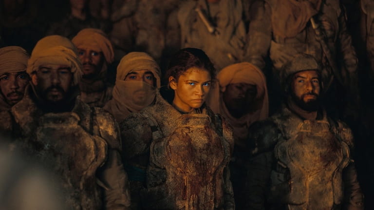 This image released by Warner Bros. Pictures shows Zendaya in...