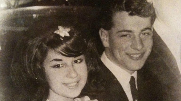 Joan Zimmer, at her Sweet 16 party with her date and...
