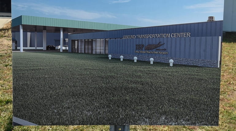 A display photo shows what the new Ground Vehicle Transportation Facility...