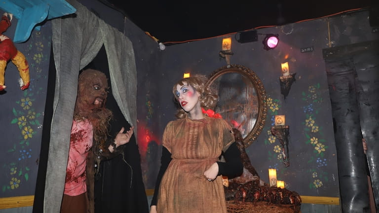 See spooky characters at The Gateway Haunted Playhouse in Bellport.