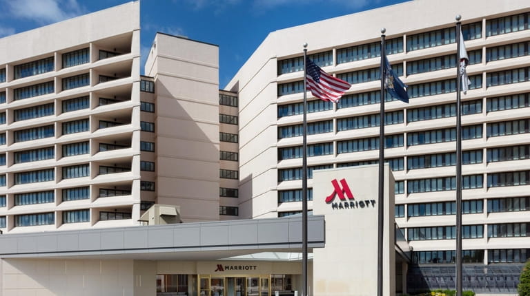 The Long Island Marriott, a 615-room hotel in Uniondale, in...