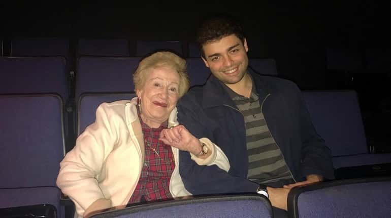 Friends Irene P. Eckert and Raj Tawney at the Cinema...