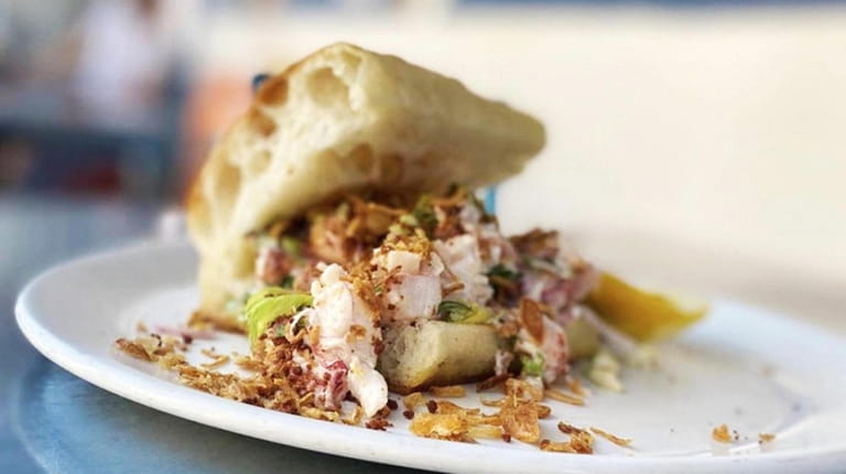 A lobster roll as reimagined by chef Justin Smillie at...