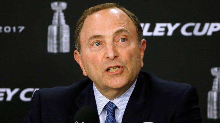 Gary Bettman said a site at Belmont Park "would be...