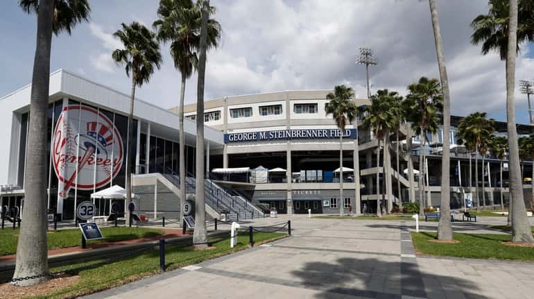 George M. Steinbrenner Field in Tampa, Florida, is seen Friday,...