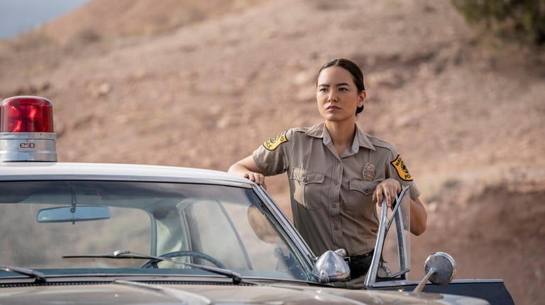 Jessica Matten as Sgt. Bernadette Manuelito  in "Dark Winds."