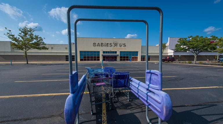 The space vacated by Babies R Us at Sayville Plaza,...