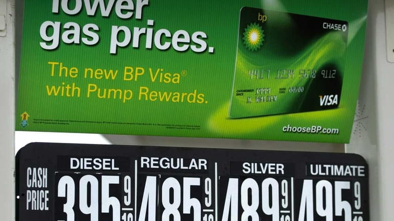 A BP gas station in Brentwood. (March 13, 2012)