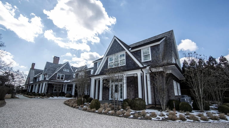This traditional shingle-style eight-bedroom home on 2.8 acres in East Hampton was orignally...
