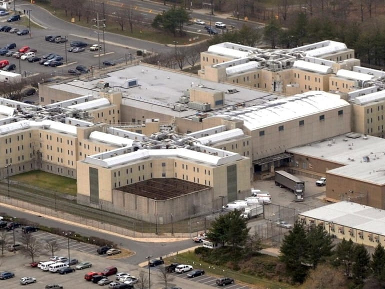 The Nassau County jail in East Meadow is seen in...