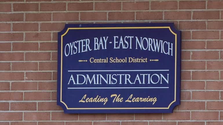 The Oyster Bay-East Norwich school district was hosting a Zoom meeting...