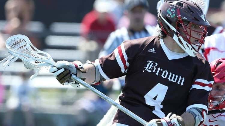 Brown All-American attack Dylan Molloy won the Tewaaraton Award, awarded...