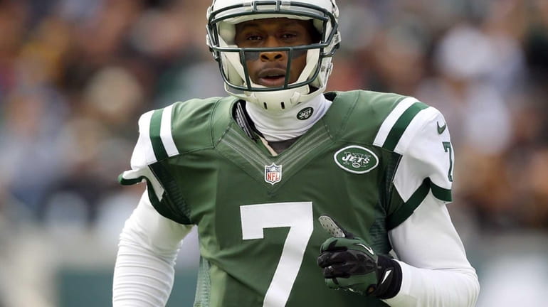 Geno Smith looks on during a game against the New...