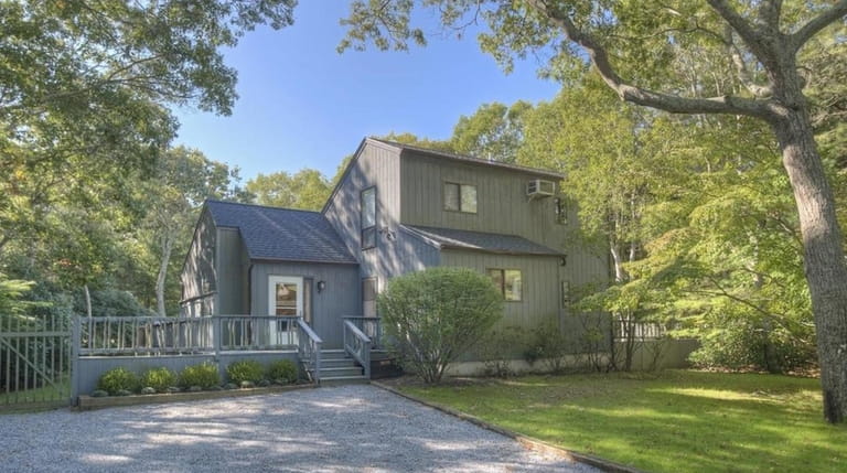 This East Hampton traditional, with three bedrooms and 2 1/2...