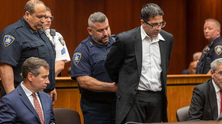 Michael Valva in court after the jury delivered its verdict...