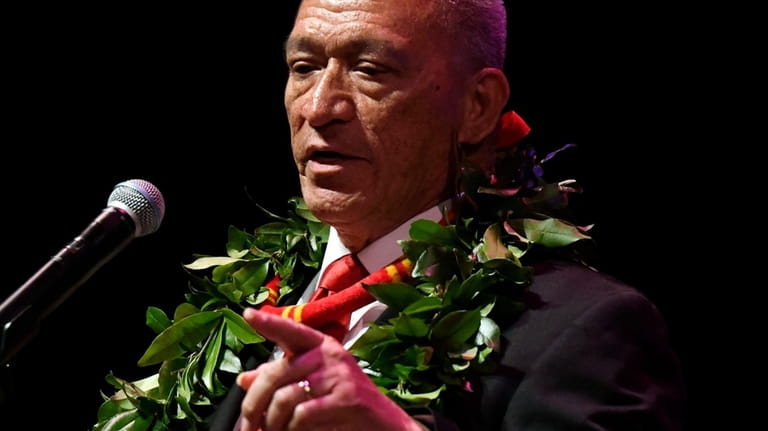 Maui County Mayor Richard Bissen delivers his State of the...